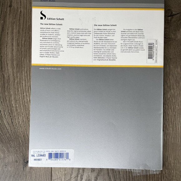 Turina Guitar Works Obras Para Guitarra ED 9540 Edition Schott - Picture 3 of 6